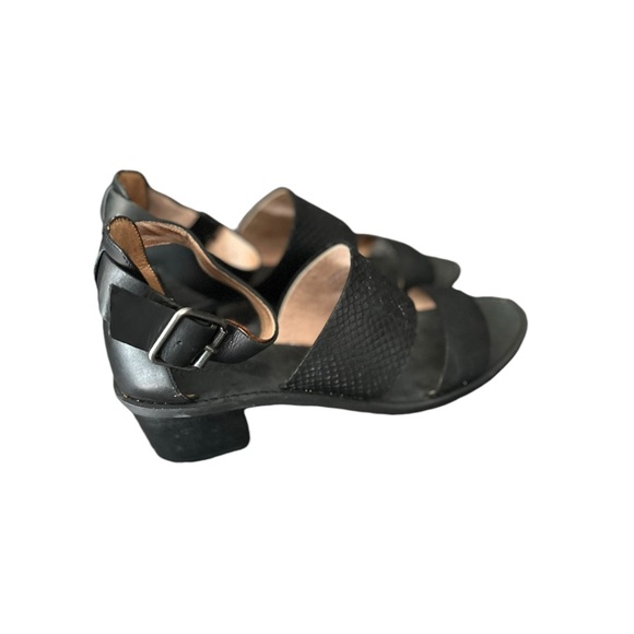 MADEWELL Warren Leather Double Strap Sandals Heels Wedges - Picture 8 of 14